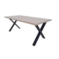 ANTIBES EETKAMERTAFEL 190 cm X-poot ANTIBES EETKAMERTAFEL 190 cm X-poot