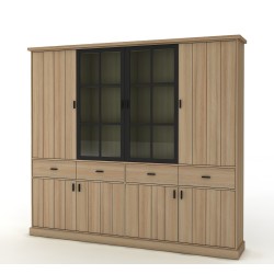 CHARTLEY VITRINEKAST 240 cm CHARTLEY VITRINEKAST 240 cm