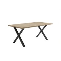 GRENOBLE EETKAMERTAFEL 190 cm X-poot GRENOBLE EETKAMERTAFEL 190 cm X-poot