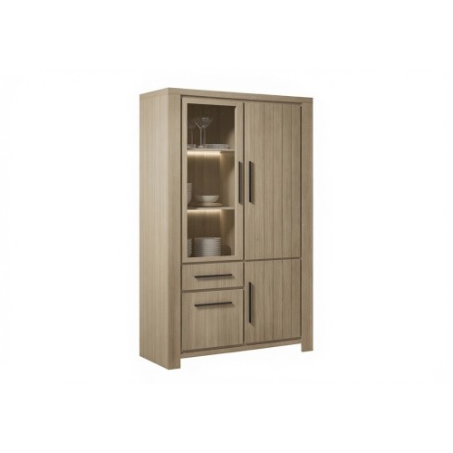 GRENOBLE VITRINEKAST 125 cm GRENOBLE VITRINEKAST 125 cm