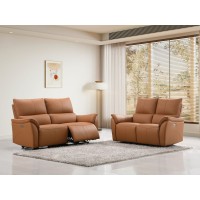 ROBERTO 2-ZIT leder cognac