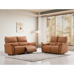 ROBERTO 2-ZIT leder cognac