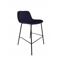 CINDY BARSTOEL zwart velvet